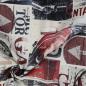 Preview: Canvas Vintage Cars Rot/Ecru